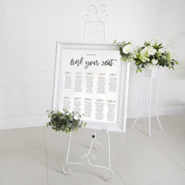 White XL White Easel For Hire